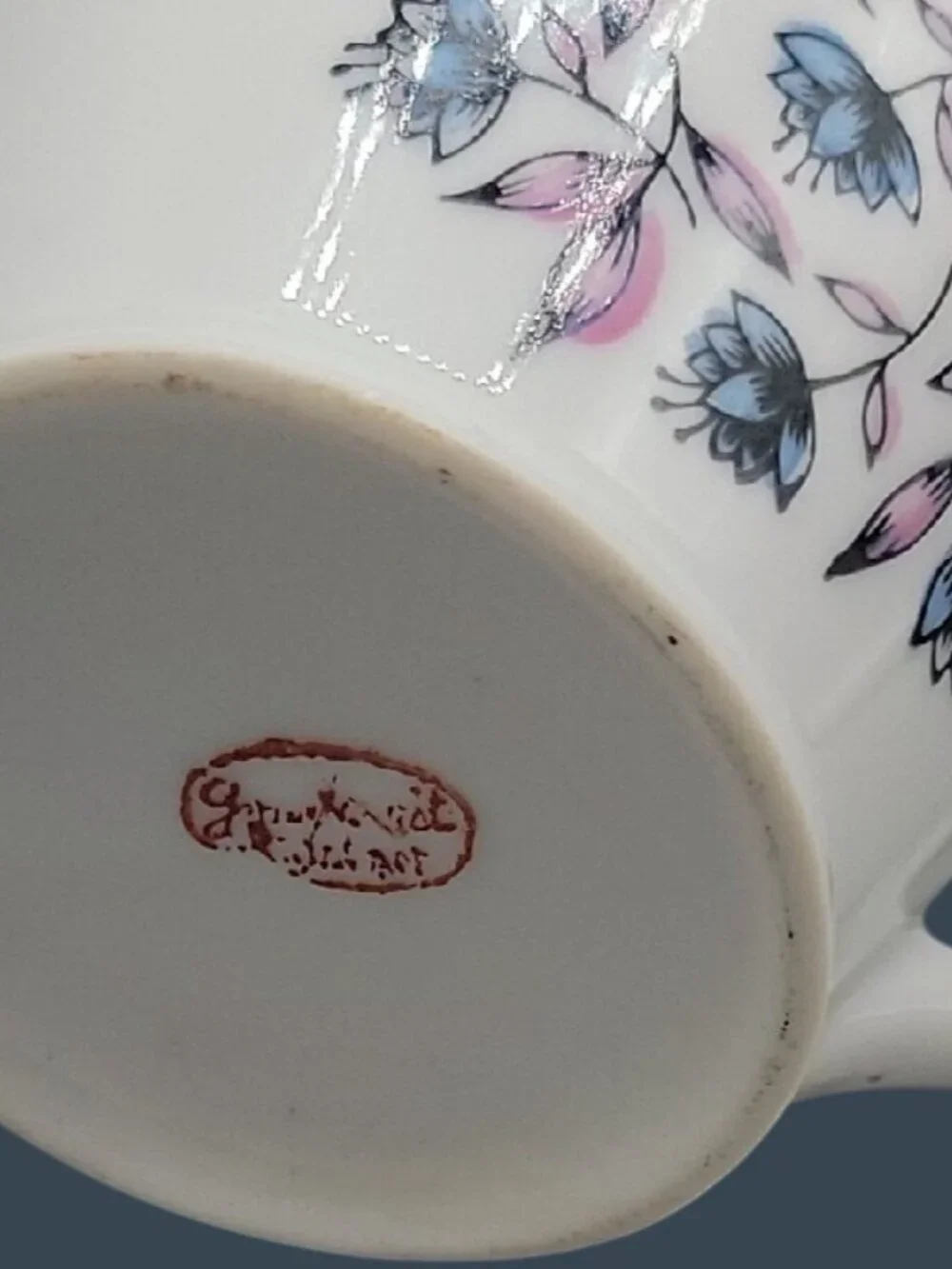 Vtg 1920s Chikaramachi Noritake Hand Painted Porcelain Floral Creamer Pitcher